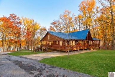 Exceptional Lake Barkley waterfront Eastern Red Cedar log home