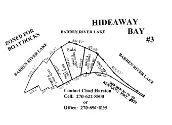 Lake Property On Barren River Lake, Hideaway Bay 3 - Lake Lot For Sale in Glasgow, Kentucky