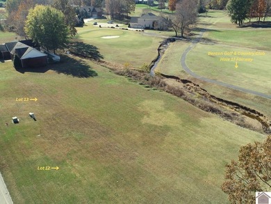 With the backyard facing Benton Golf & Country Club's hole 17