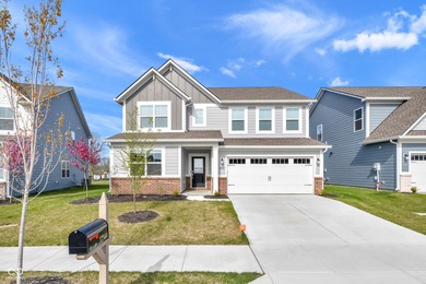 (private lake, pond, creek) Home Sale Pending in Westfield Indiana