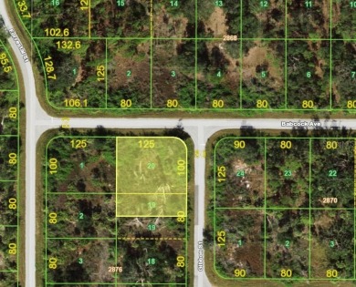 Port Charlotte Waterway Lakes Area Lot For Sale in Port Charlotte Florida