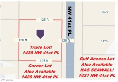 Cape Coral Lakes Area Lot For Sale in Cape Coral Florida
