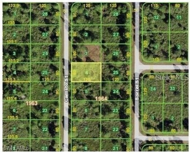Port Charlotte Waterway Lakes Area Lot For Sale in Port Charlotte Florida
