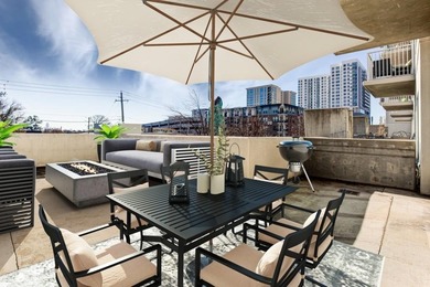 This unique condo offers open-concept living with direct access