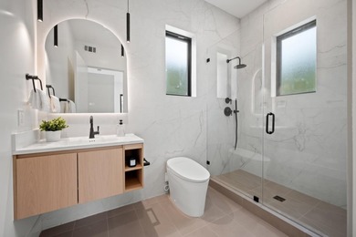 Striking newly constructed modern luxury residence situated on a - photo 36