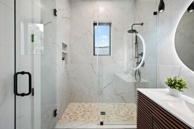 Striking newly constructed modern luxury residence situated on a - photo 47
