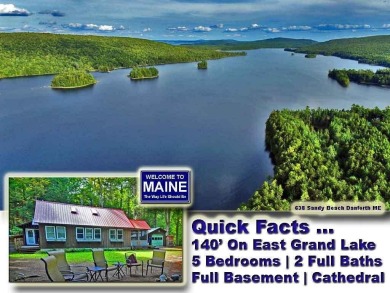 Lake Home For Sale in Danforth, Maine