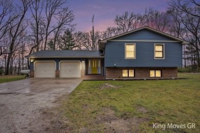 (private lake, pond, creek) Home Sale Pending in Newaygo Michigan