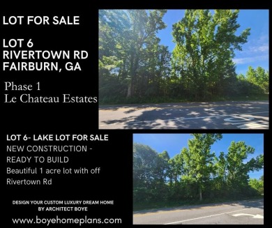 Lake Lot For Sale in Fairburn, Georgia