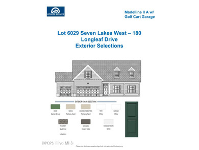 Lake Auman Home For Sale in Seven Lakes North Carolina