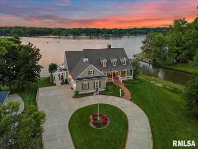 Welcome to Blue Heron Pointe! From the William Poole Collection- - Lake Home For Sale in Taylorville, Illinois