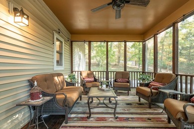 This stunning rustic-contemporary retreat sits on a private - photo 20