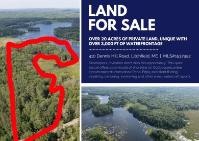 Horseshoe Pond - Kennebec County Acreage For Sale in Litchfield Maine