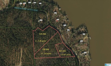 Lay Lake Acreage For Sale in Columbiana Alabama