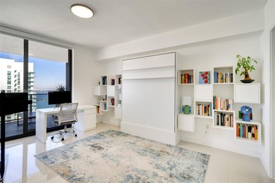 Enjoy expansive open bay views from the 48th floor at Aria on