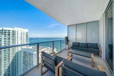 Enjoy expansive open bay views from the 48th floor at Aria on