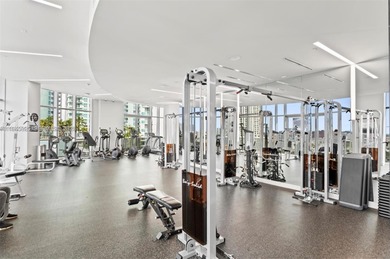 Enjoy expansive open bay views from the 48th floor at Aria on