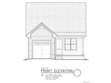 Detroit River Home For Sale in Trenton Michigan