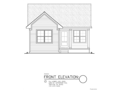 Detroit River Home For Sale in Trenton Michigan