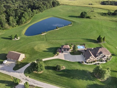Beautiful custom built executive home on 33 33 + / - acres with - Lake Home For Sale in Ferdinand, Indiana