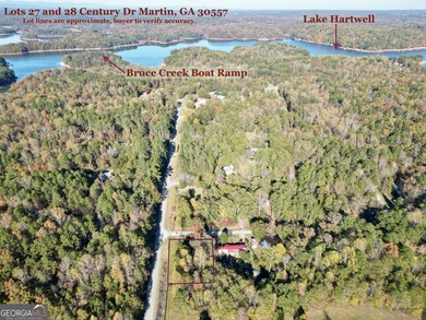 Lake Hartwell Lot For Sale in Martin Georgia