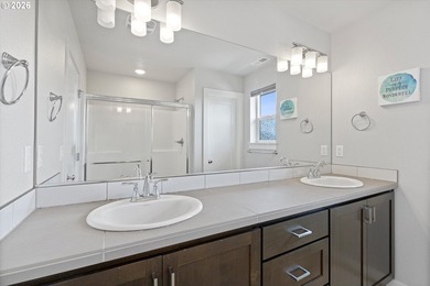 Almost new traditional home has great room with beautiful white - photo 26
