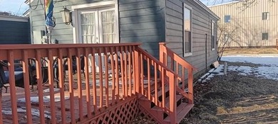 This Ranch-style property offers private rear deck, a newly