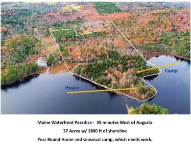 Lake Home For Sale in Fayette, Maine