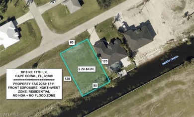 Cape Coral Lakes Area Lot For Sale in Cape Coral Florida