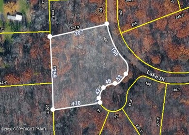 (private lake, pond, coastal) Lot For Sale in Henryville Pennsylvania