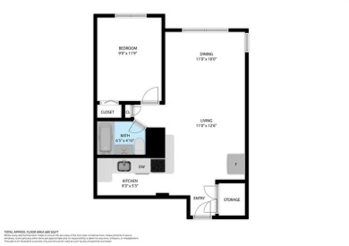 Introducing well-maintained one-bedroom apartment  located on