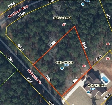 Lake Greenwood Lot For Sale in Greenwood South Carolina