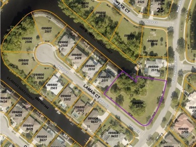 Northport Waterway Lakes and Canals Lot For Sale in North Port Florida