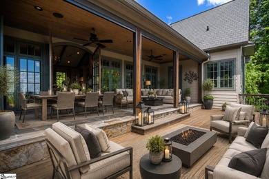 Beneath a vaulted ceiling lined with exposed wood beams and - photo 16