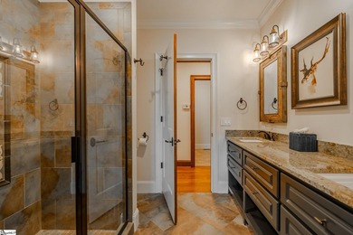 Beneath a vaulted ceiling lined with exposed wood beams and - photo 38