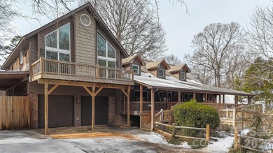 Beautiful rustic home with an inviting covered front porch