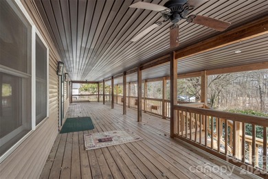 Beautiful rustic home with an inviting covered front porch