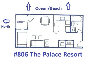 Great ocean views from the balcony of this Sun Suite in the