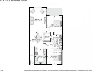 Beautifully updated 2 bedroom, 2 bath professionally managed