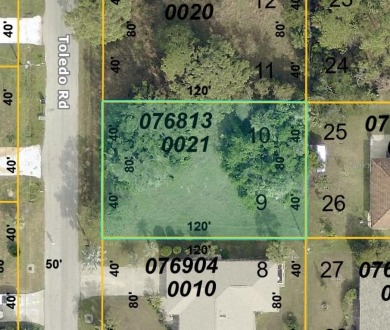 Northport Waterway Lakes and Canals Lot For Sale in North Port Florida