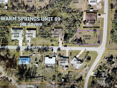 Northport Waterway Lakes and Canals Lot For Sale in North Port Florida