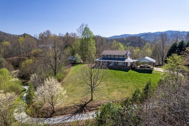 Little Tenneessee River Home For Sale in Bryson City North Carolina