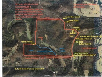 (private lake, pond, creek) Acreage For Sale in Hardy Arkansas