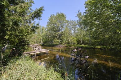 Little Manistee River Home For Sale in Manistee Michigan