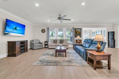 Pristinely-kept Tangerly Oak home featuring 3 bedrooms, 3 full