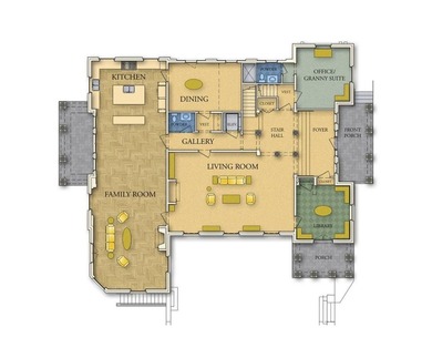 Grand & Elegant 8-Bd. American Chateau-Style Stone Mansion with - photo 4