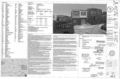 Approved plans for a 3,345 sq. ft. two-story single-family - photo 2