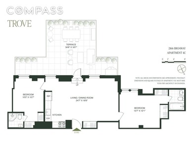 Apartment 4C at 2166 Broadway is a spacious, south-facing - photo 10