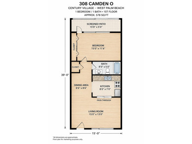 Freshly painted and move-in ready 1-bedroom, 1-bath first-floor - photo 14