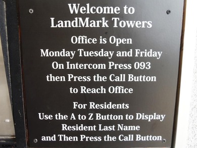 Two bdrm Condo at the Landmark Towers a block away from the new